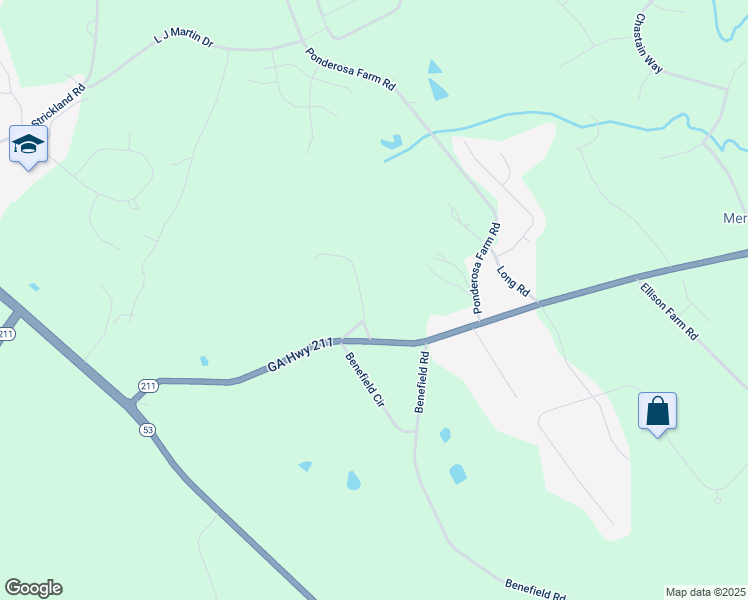 map of restaurants, bars, coffee shops, grocery stores, and more near 4334 Todd Road in Braselton