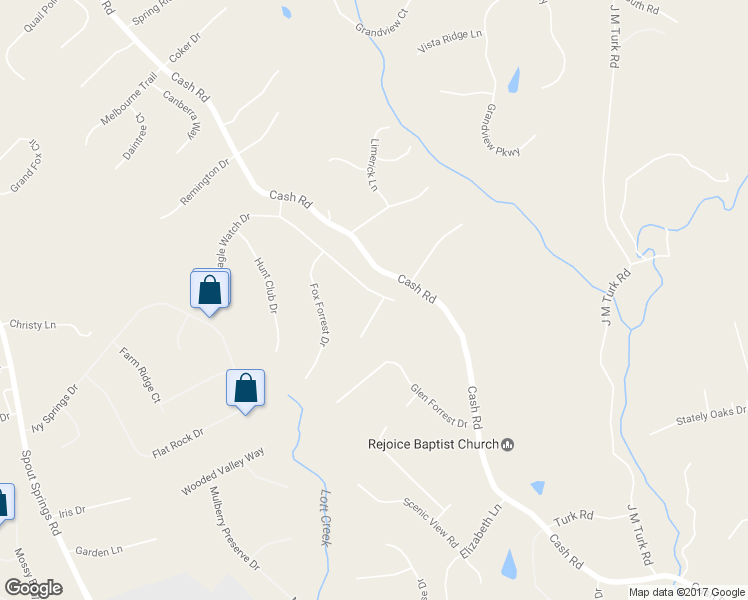 map of restaurants, bars, coffee shops, grocery stores, and more near 4733 Eagle Watch Drive in Flowery Branch