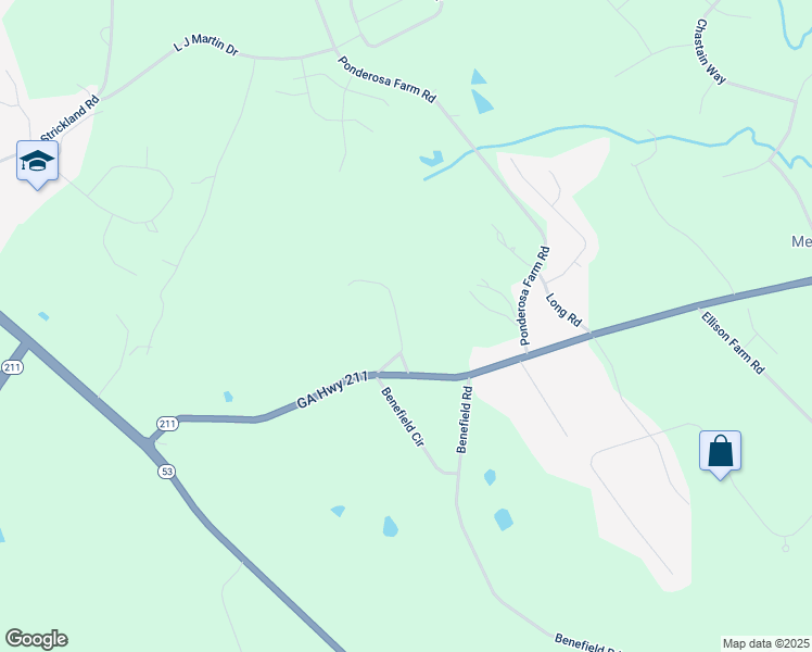 map of restaurants, bars, coffee shops, grocery stores, and more near 4334 Todd Road in Braselton