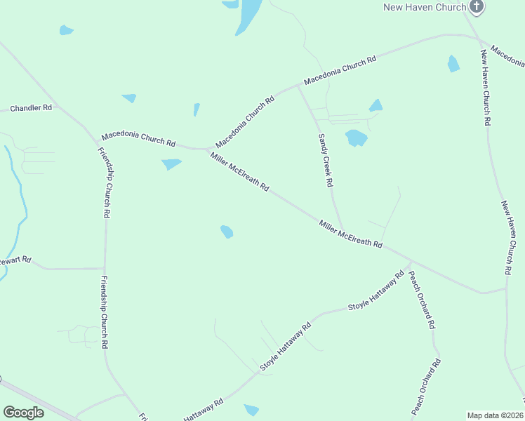 map of restaurants, bars, coffee shops, grocery stores, and more near 264 Miller McElreath Road in Danielsville