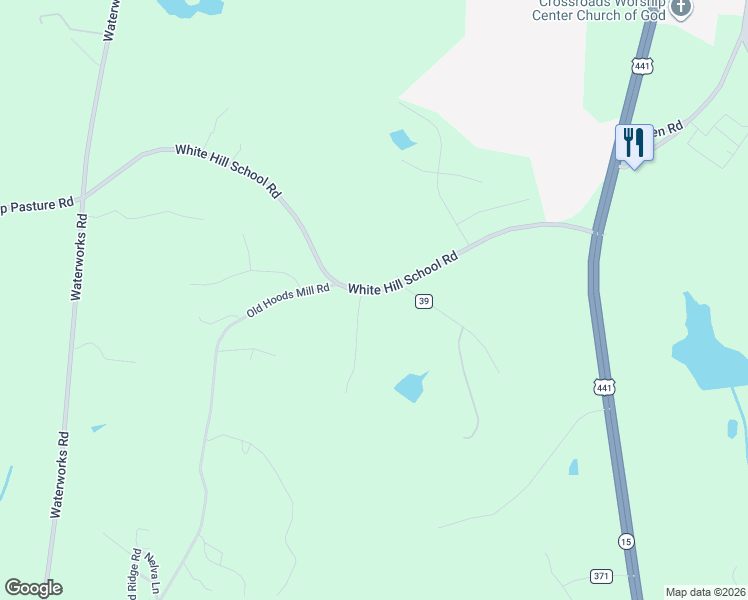 map of restaurants, bars, coffee shops, grocery stores, and more near 703 White Hill School Road in Commerce