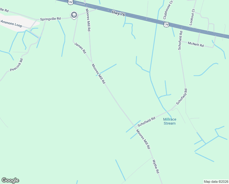 map of restaurants, bars, coffee shops, grocery stores, and more near 358 Moores Mill Road in Marion