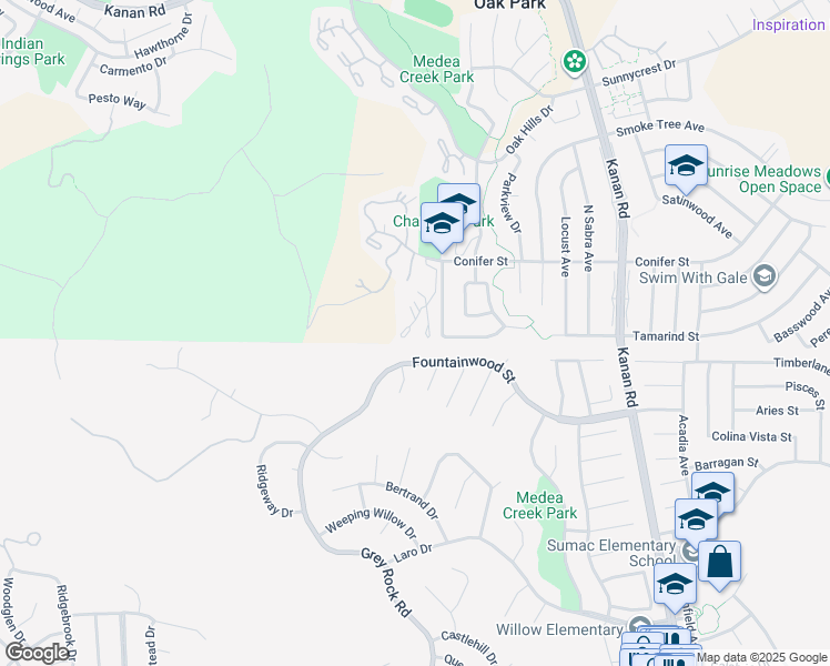 map of restaurants, bars, coffee shops, grocery stores, and more near 12 Sparrowhawk Lane in Oak Park