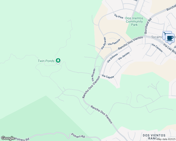 map of restaurants, bars, coffee shops, grocery stores, and more near 5509 Via Mira Flores in Thousand Oaks