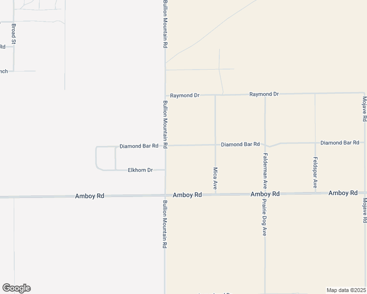 map of restaurants, bars, coffee shops, grocery stores, and more near Diamond Bar Road in Twentynine Palms
