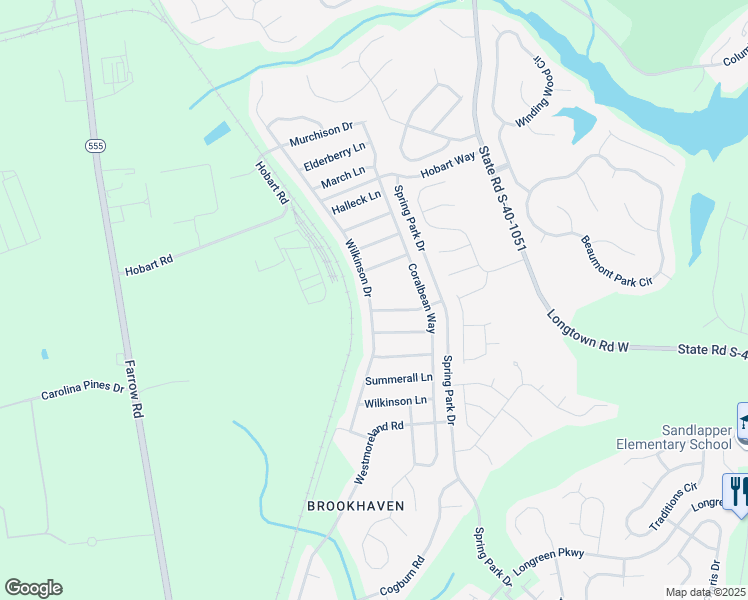 map of restaurants, bars, coffee shops, grocery stores, and more near 2108 Wilkinson Drive in Columbia