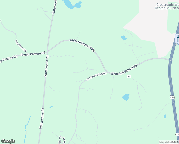 map of restaurants, bars, coffee shops, grocery stores, and more near 1707 Old Hoods Mill Road in Commerce