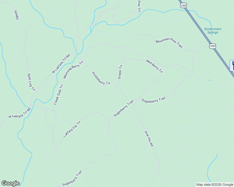 map of restaurants, bars, coffee shops, grocery stores, and more near 50460 in Broken Bow