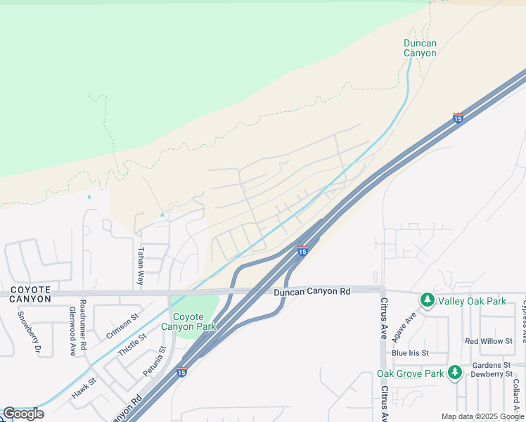 map of restaurants, bars, coffee shops, grocery stores, and more near 15748 Caterpillar Drive in Fontana