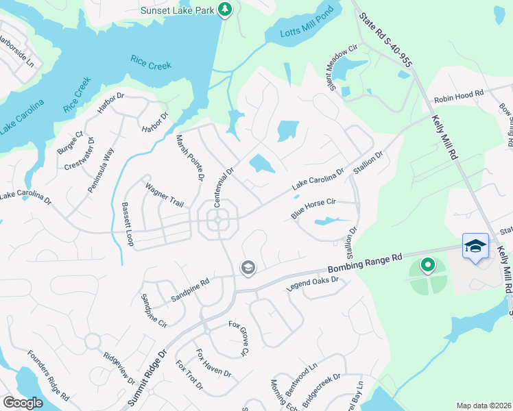 map of restaurants, bars, coffee shops, grocery stores, and more near 1912 Lake Carolina Drive in Columbia