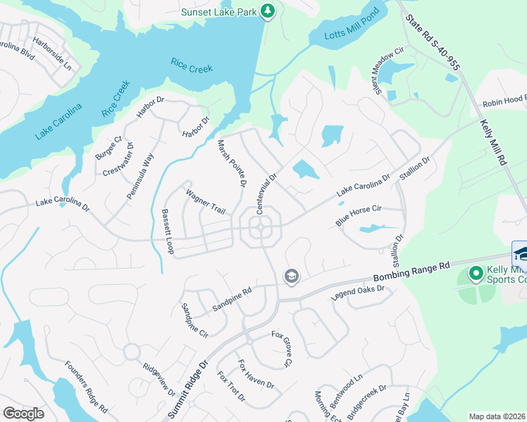 map of restaurants, bars, coffee shops, grocery stores, and more near 158 Palmetto Park Circle in Columbia