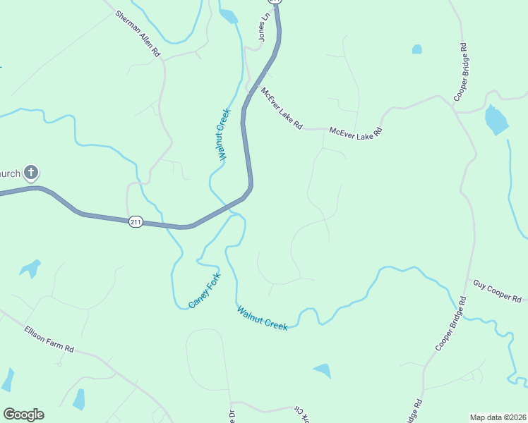 map of restaurants, bars, coffee shops, grocery stores, and more near 4160 Evian Way in Gainesville