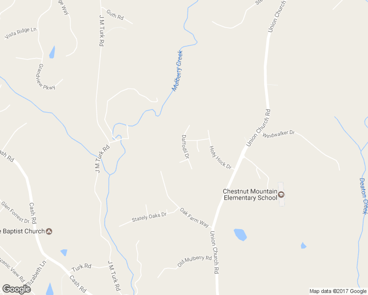 map of restaurants, bars, coffee shops, grocery stores, and more near 6047 Daffodil Drive in Flowery Branch