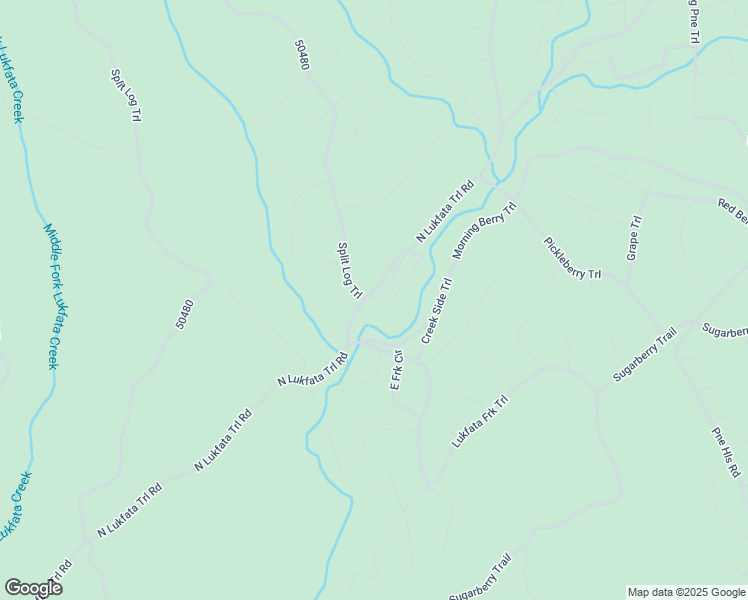 map of restaurants, bars, coffee shops, grocery stores, and more near 1408 North Lukfata Trail Road in Broken Bow