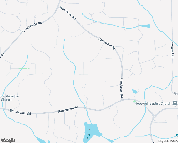 map of restaurants, bars, coffee shops, grocery stores, and more near 2050 Henderson Heights Trail in Alpharetta