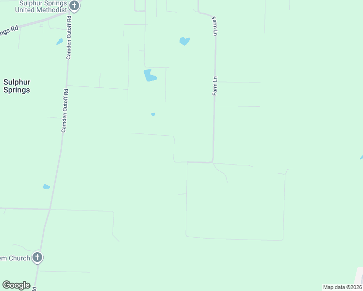 map of restaurants, bars, coffee shops, grocery stores, and more near 6230 Farm Lane in Pine Bluff