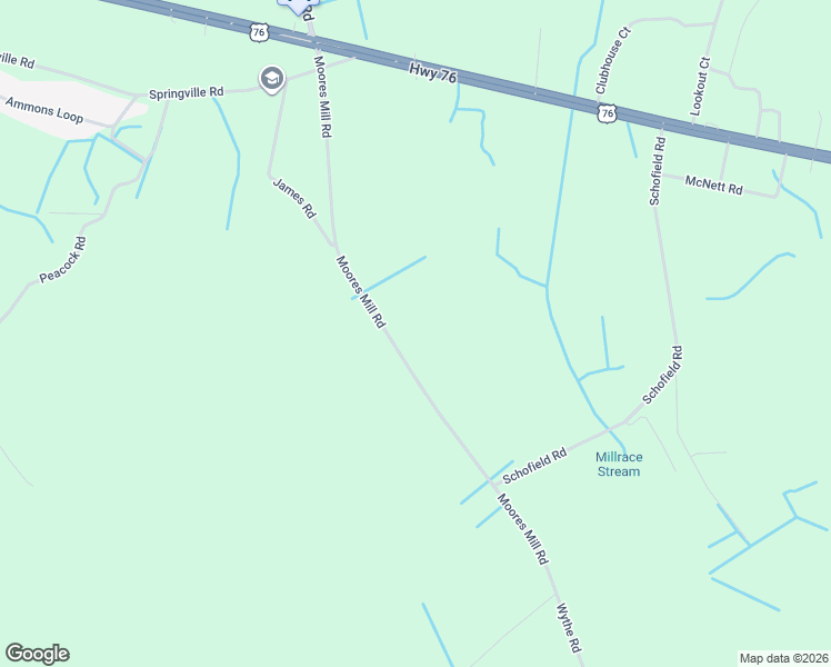 map of restaurants, bars, coffee shops, grocery stores, and more near 358 Moores Mill Road in Marion