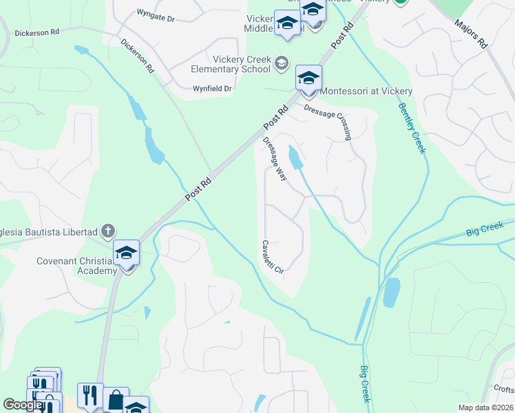 map of restaurants, bars, coffee shops, grocery stores, and more near 7465 Cavaletti Circle in Cumming