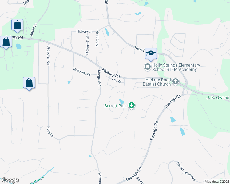 map of restaurants, bars, coffee shops, grocery stores, and more near 810 Hampton Way in Canton