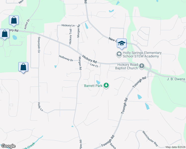 map of restaurants, bars, coffee shops, grocery stores, and more near 810 Hampton Way in Canton