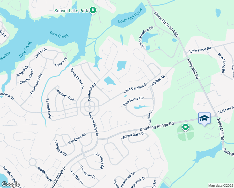 map of restaurants, bars, coffee shops, grocery stores, and more near 1963 Lake Carolina Drive in Columbia