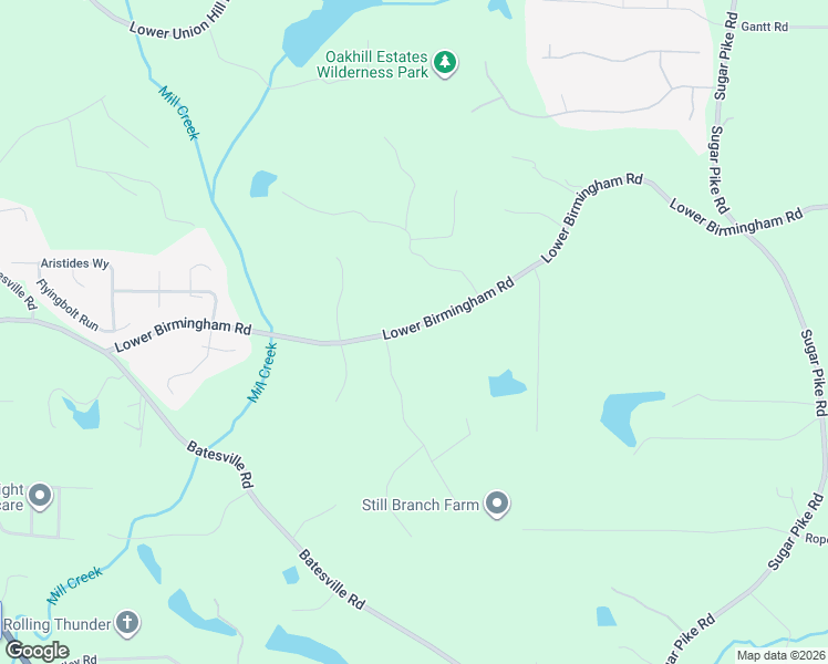 map of restaurants, bars, coffee shops, grocery stores, and more near 542 Lower Birmingham Road in Canton