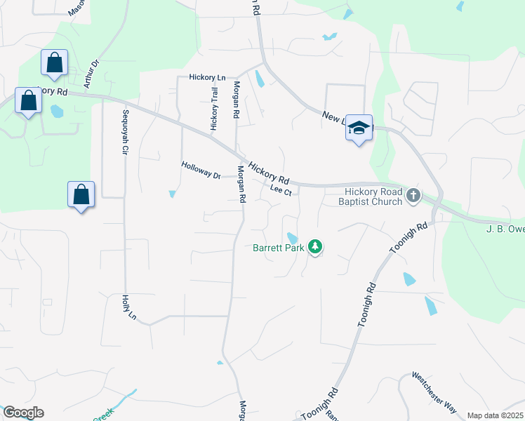 map of restaurants, bars, coffee shops, grocery stores, and more near 508 Charles Drive in Canton