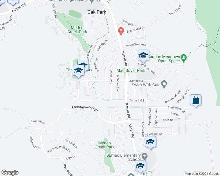 map of restaurants, bars, coffee shops, grocery stores, and more near 63 Locust Avenue in Oak Park