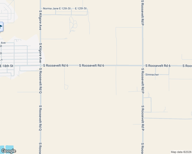 map of restaurants, bars, coffee shops, grocery stores, and more near 1645-1651 South Roosevelt Road 6 in Portales