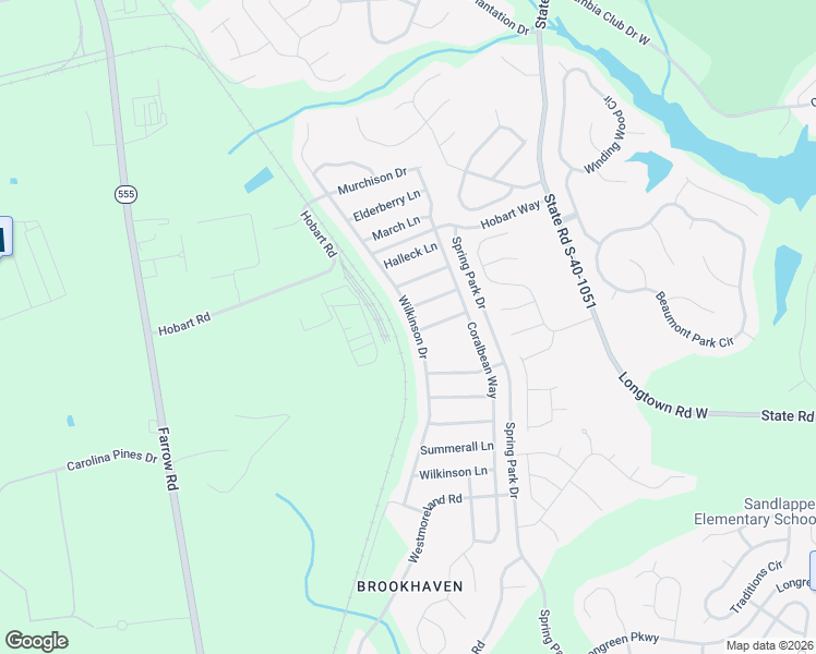 map of restaurants, bars, coffee shops, grocery stores, and more near 2145 Wilkinson Drive in Columbia