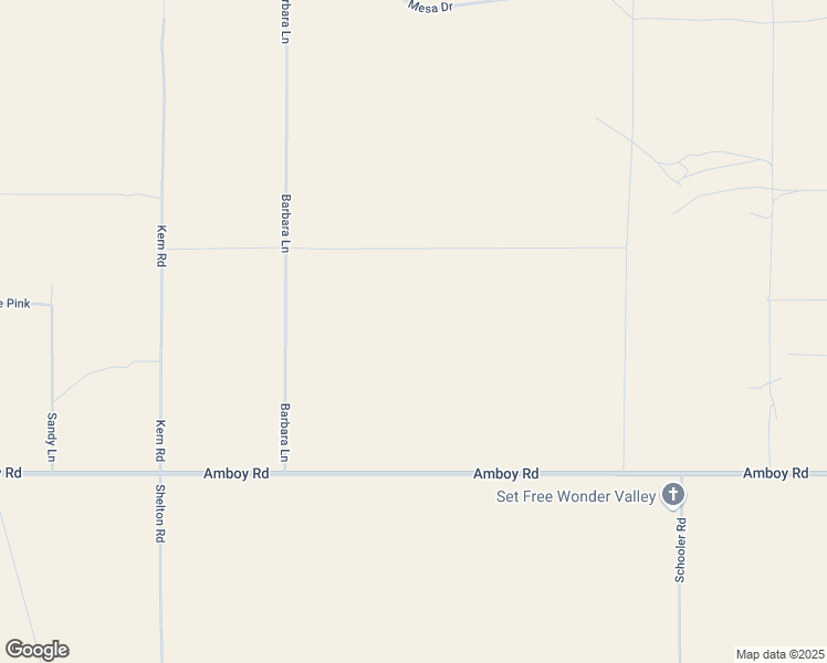 map of restaurants, bars, coffee shops, grocery stores, and more near Raymond Drive in Twentynine Palms