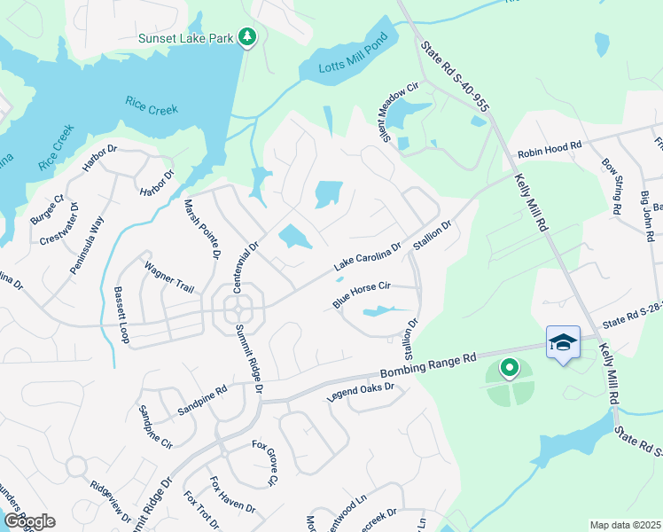 map of restaurants, bars, coffee shops, grocery stores, and more near 1988 Lake Carolina Drive in Columbia