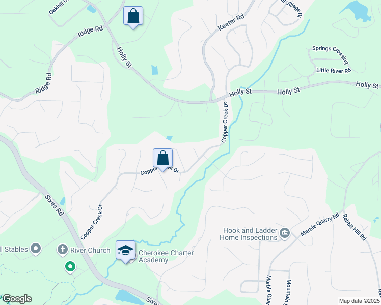 map of restaurants, bars, coffee shops, grocery stores, and more near 905 Beaumont Court in Canton