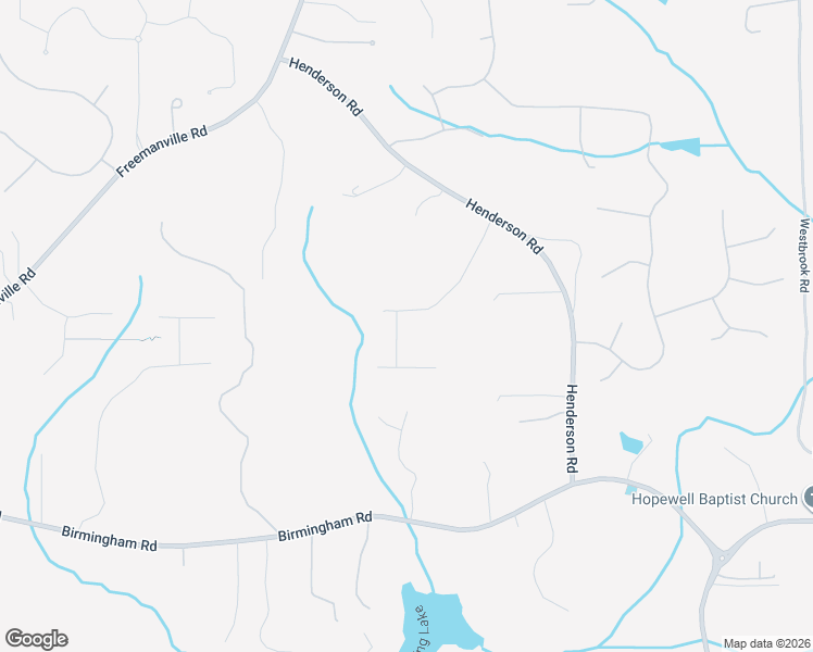 map of restaurants, bars, coffee shops, grocery stores, and more near 16005 Henderson Heights Drive in Alpharetta