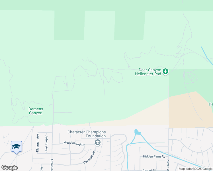 map of restaurants, bars, coffee shops, grocery stores, and more near 10049 Snowdrop Road in San Bernardino County