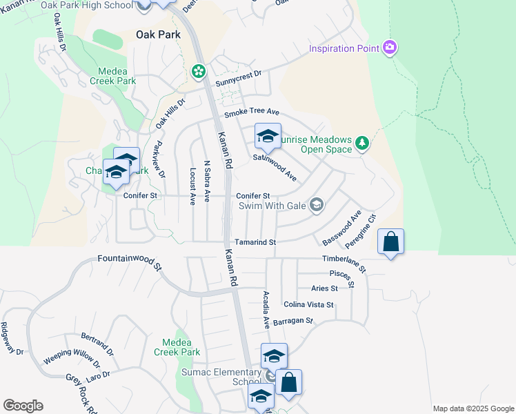 map of restaurants, bars, coffee shops, grocery stores, and more near 75 Oakleaf Avenue in Oak Park