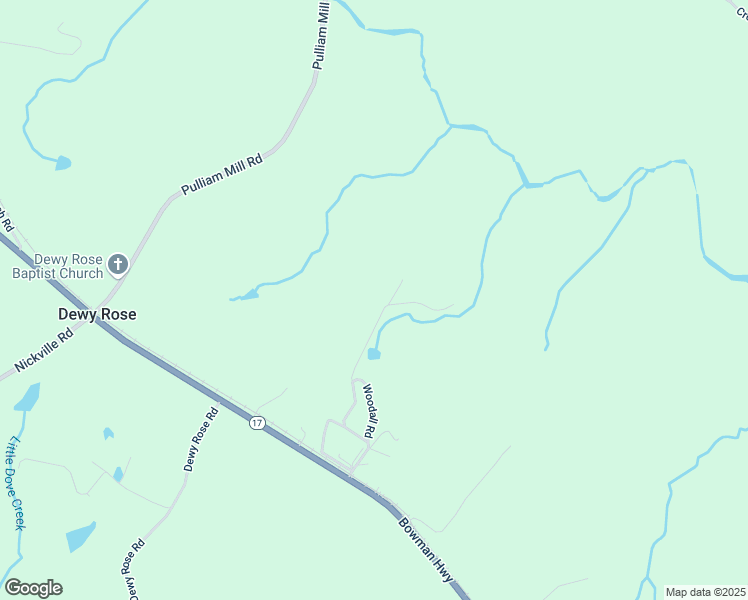 map of restaurants, bars, coffee shops, grocery stores, and more near 1845 Dillard Drive in Dewy Rose
