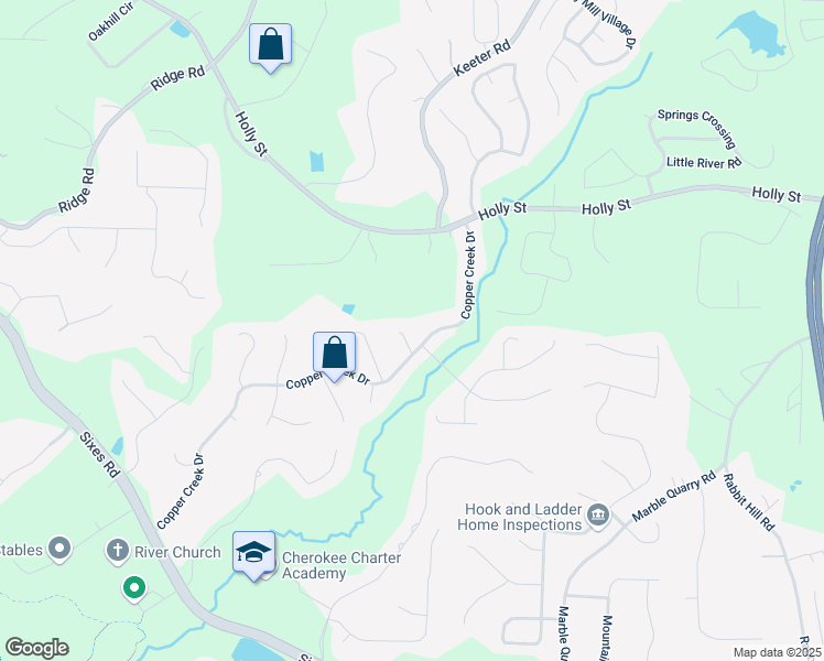 map of restaurants, bars, coffee shops, grocery stores, and more near 905 Beaumont Court in Canton