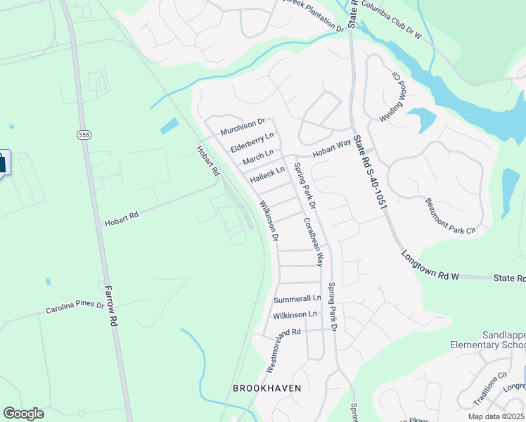 map of restaurants, bars, coffee shops, grocery stores, and more near 2153 Wilkinson Drive in Columbia