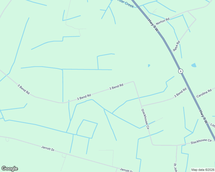 map of restaurants, bars, coffee shops, grocery stores, and more near 6626 3 Bend Road in Nichols