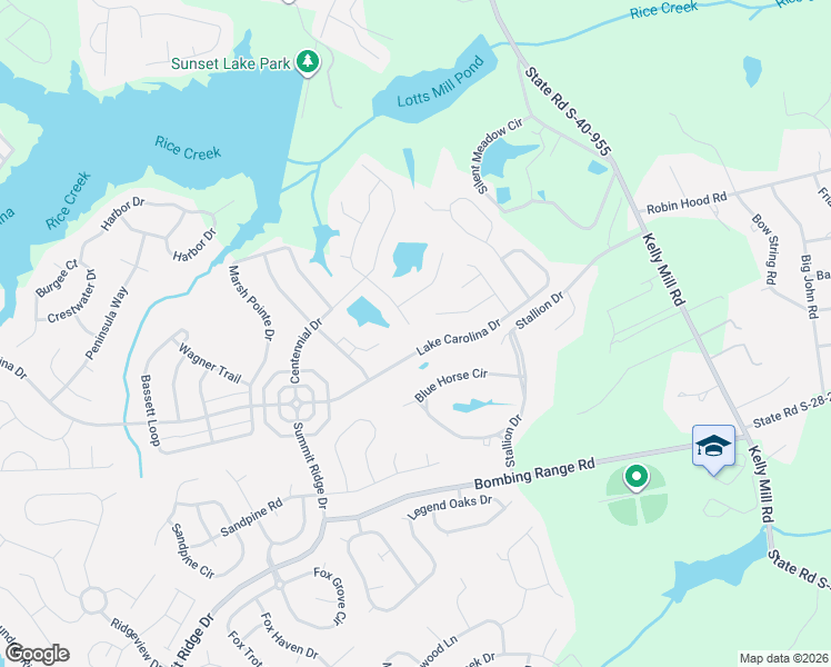 map of restaurants, bars, coffee shops, grocery stores, and more near 1988 Lake Carolina Drive in Columbia
