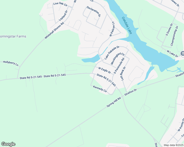 map of restaurants, bars, coffee shops, grocery stores, and more near 3961 State Road S-21-545 in Florence