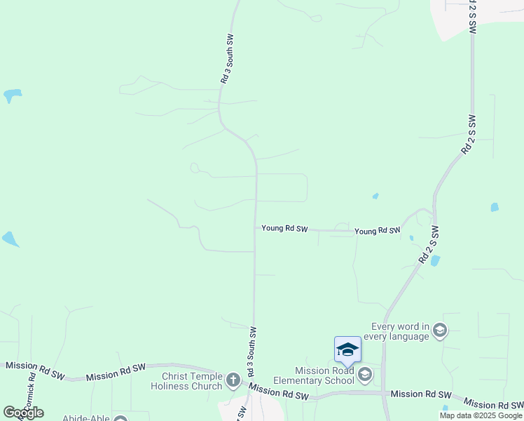 map of restaurants, bars, coffee shops, grocery stores, and more near 285 Road 3 South Southwest in Cartersville