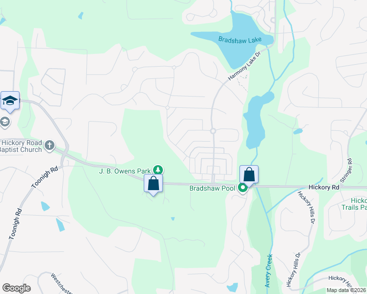 map of restaurants, bars, coffee shops, grocery stores, and more near 803 Poplar Terrace in Canton