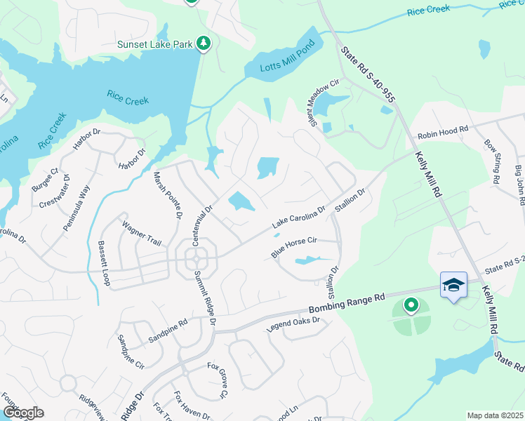 map of restaurants, bars, coffee shops, grocery stores, and more near 432 Edenhall Drive in Columbia