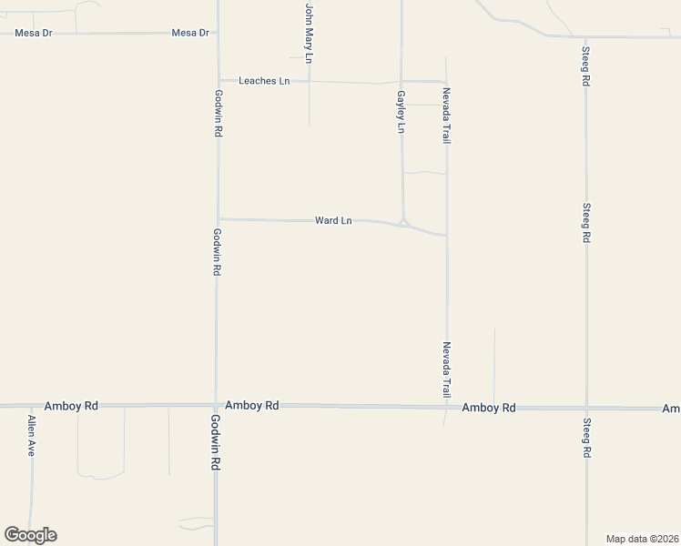 map of restaurants, bars, coffee shops, grocery stores, and more near Ward Lane in San Bernardino County