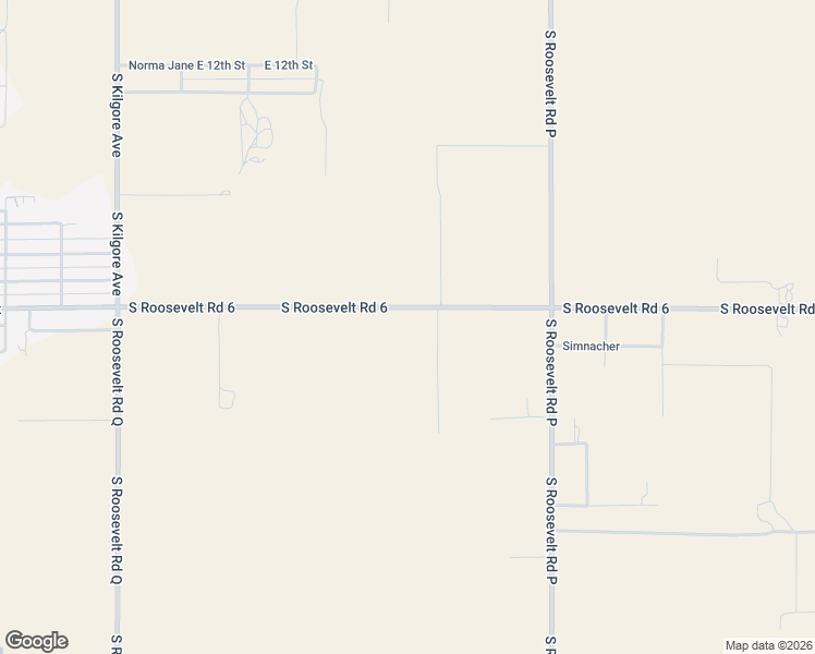 map of restaurants, bars, coffee shops, grocery stores, and more near 1645 South Roosevelt Road 6 in Portales