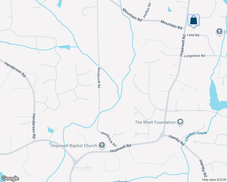 map of restaurants, bars, coffee shops, grocery stores, and more near 16055 Westbrook Road in Alpharetta