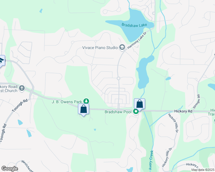 map of restaurants, bars, coffee shops, grocery stores, and more near 812 Poplar Terrace in Canton