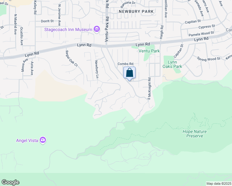 map of restaurants, bars, coffee shops, grocery stores, and more near 1124 Kathleen Drive in Ventura County